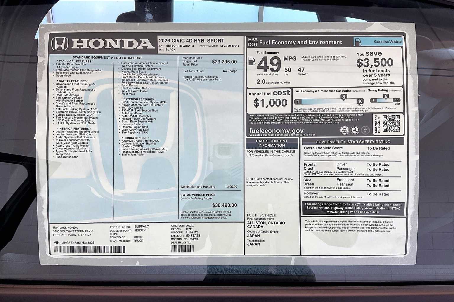 Thumbnail: 2026 Honda Civic - 23