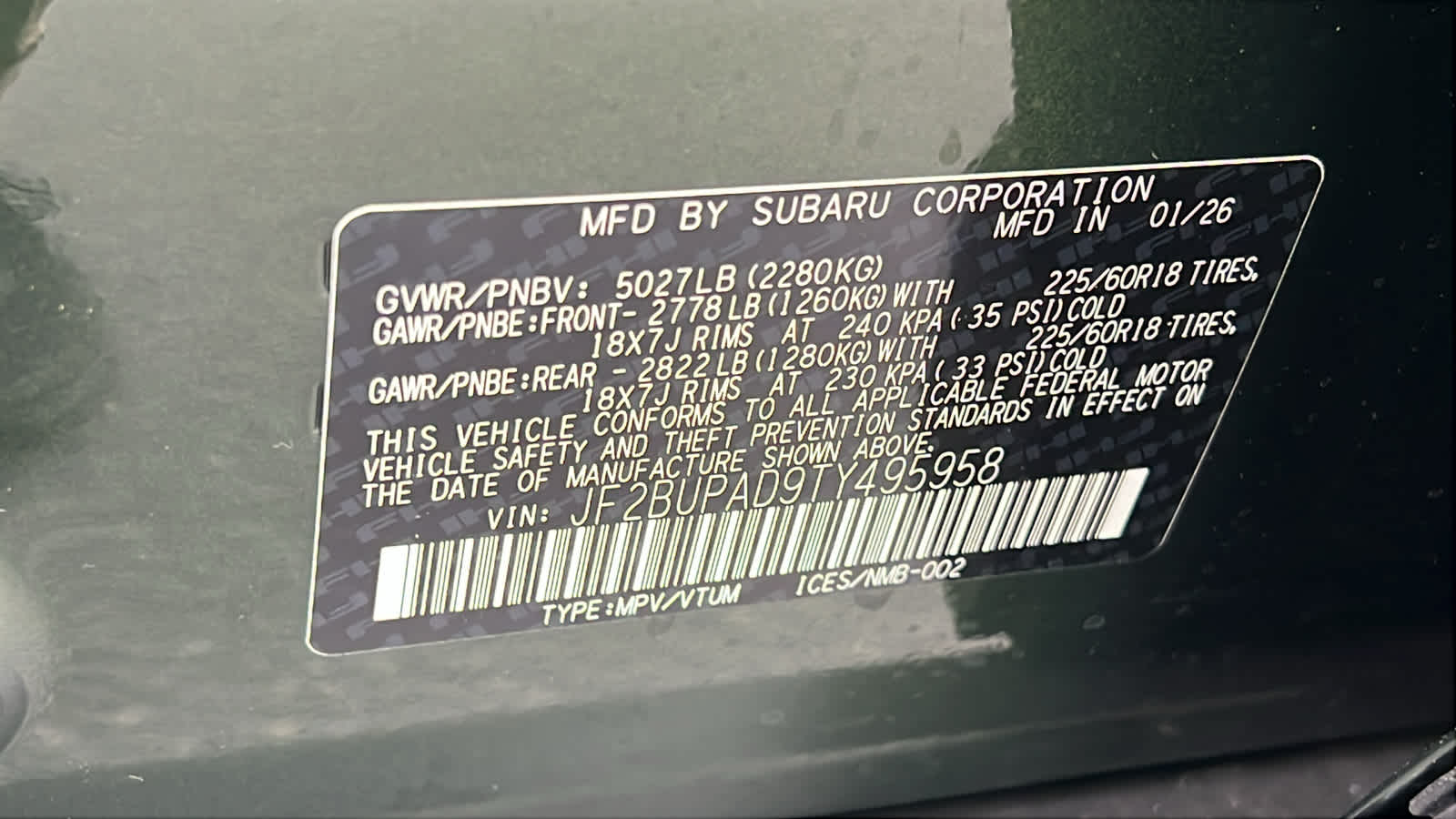 Thumbnail: 2026 Subaru Outback - 30