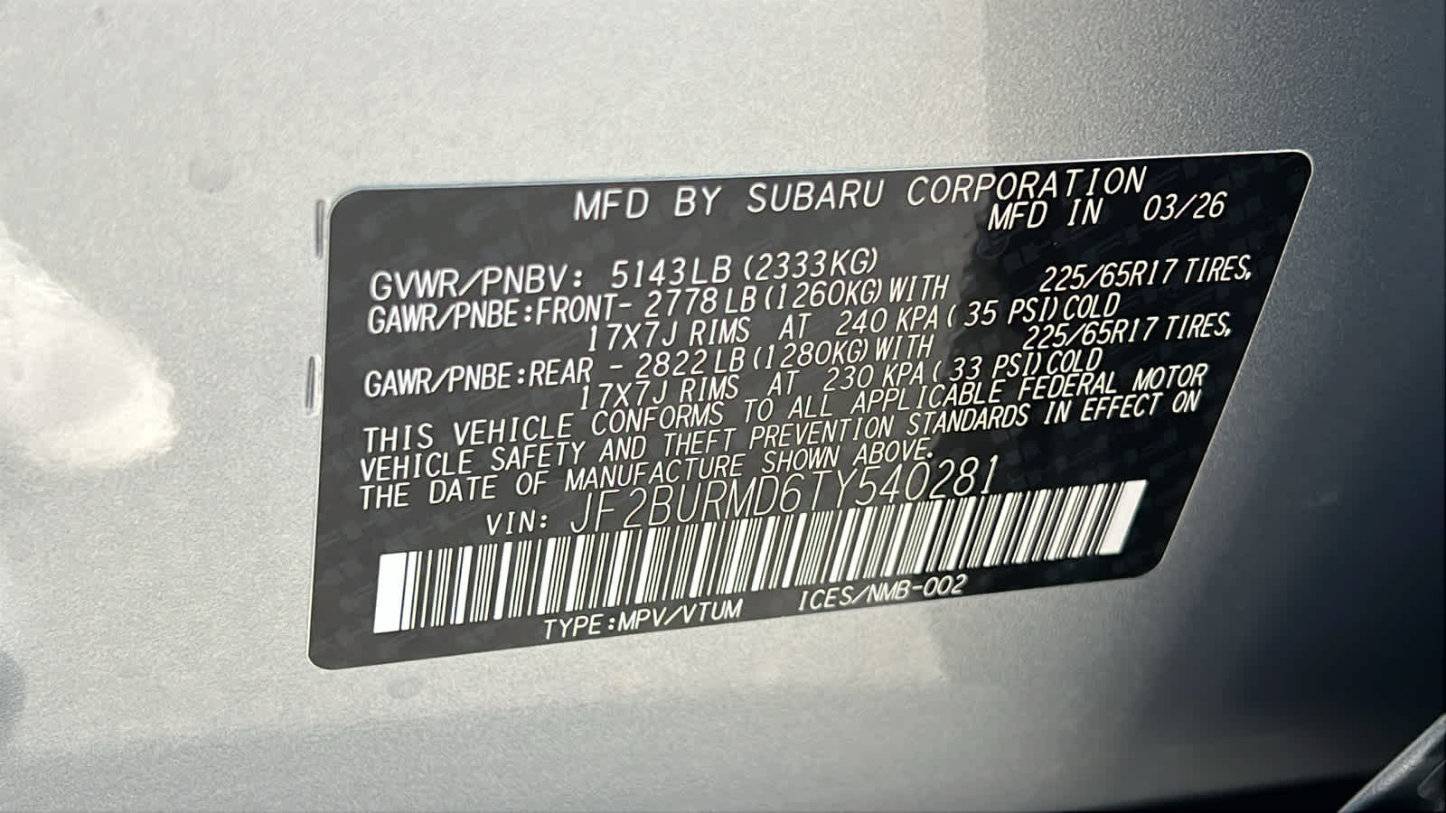Thumbnail: 2026 Subaru Outback - 30