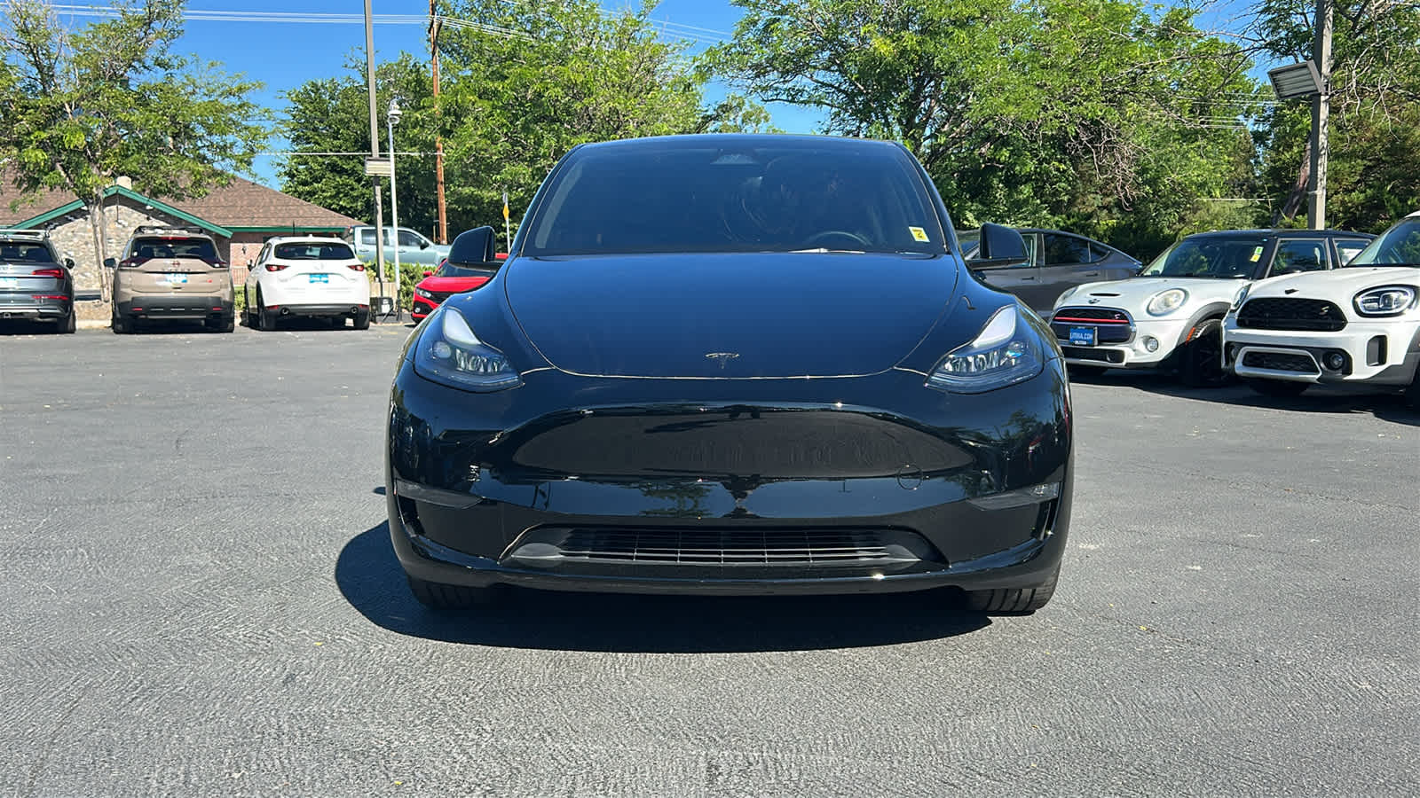Used 2024 Tesla Model Y Long Range SUV Solid Black For Sale in