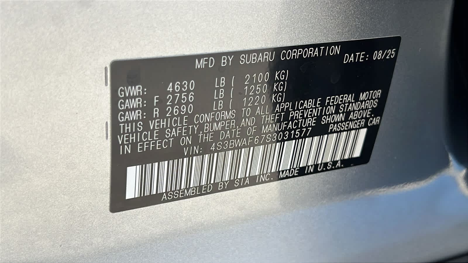 Thumbnail: 2025 Subaru Legacy - 30