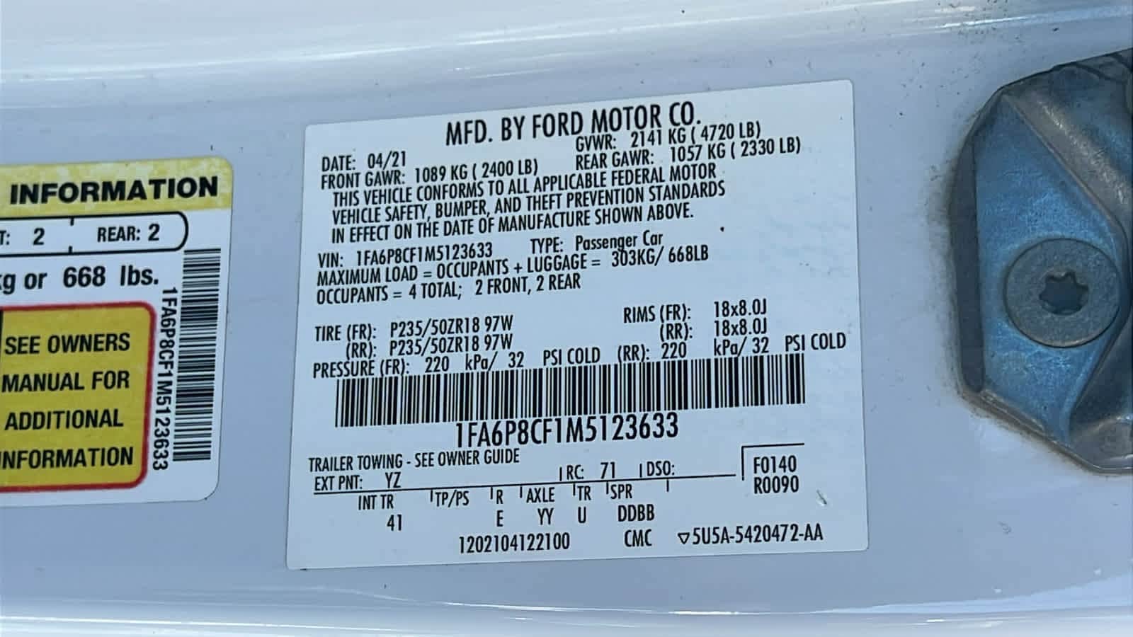 Thumbnail: 2021 Ford Mustang - 28