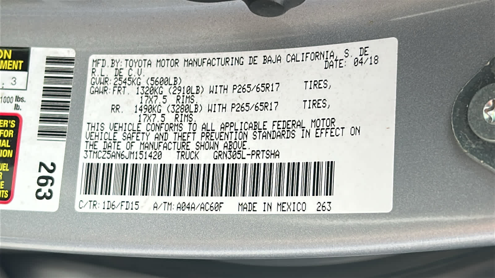 Thumbnail: 2018 Toyota Tacoma - 30