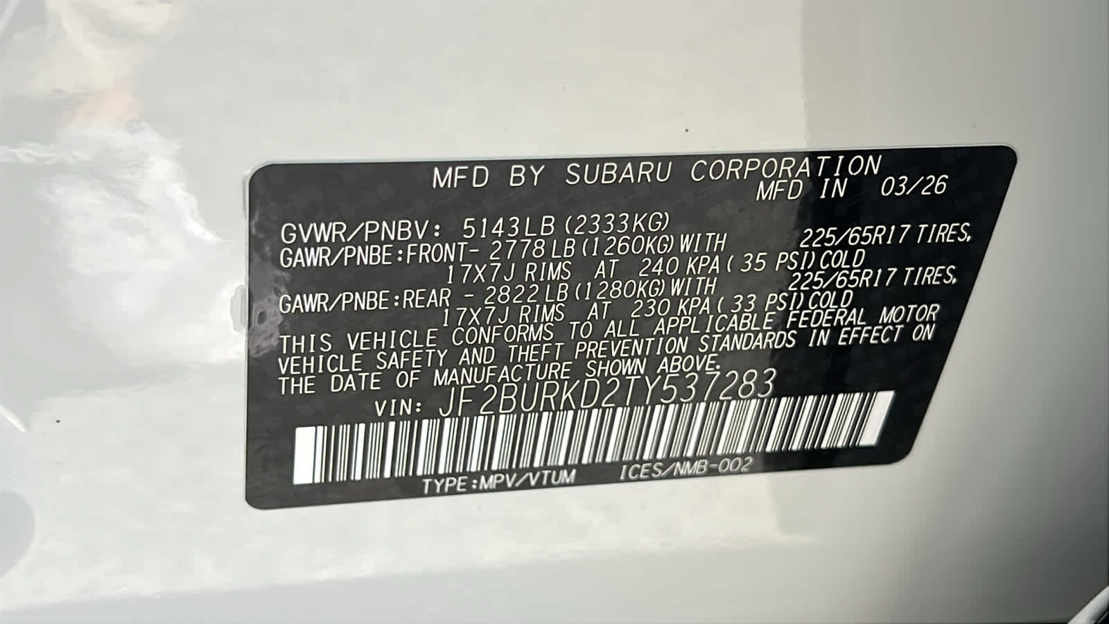 Thumbnail: 2026 Subaru Outback - 30