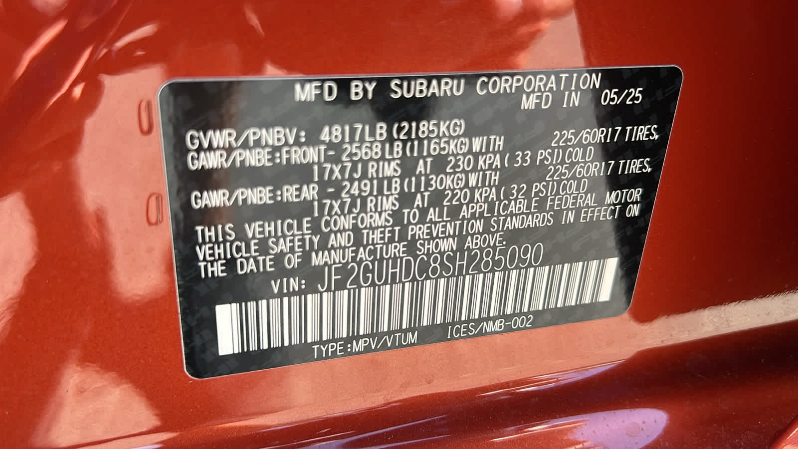 Thumbnail: 2025 Subaru Crosstrek - 30