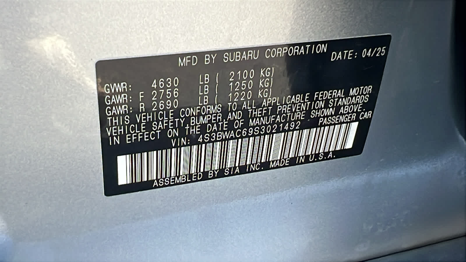 Thumbnail: 2025 Subaru Legacy - 30