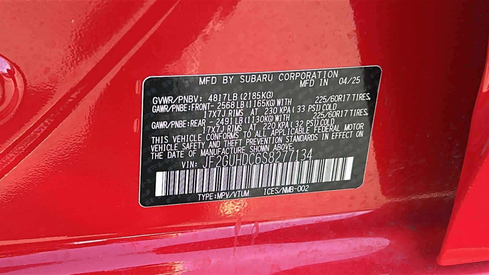 Thumbnail: 2025 Subaru Crosstrek - 31