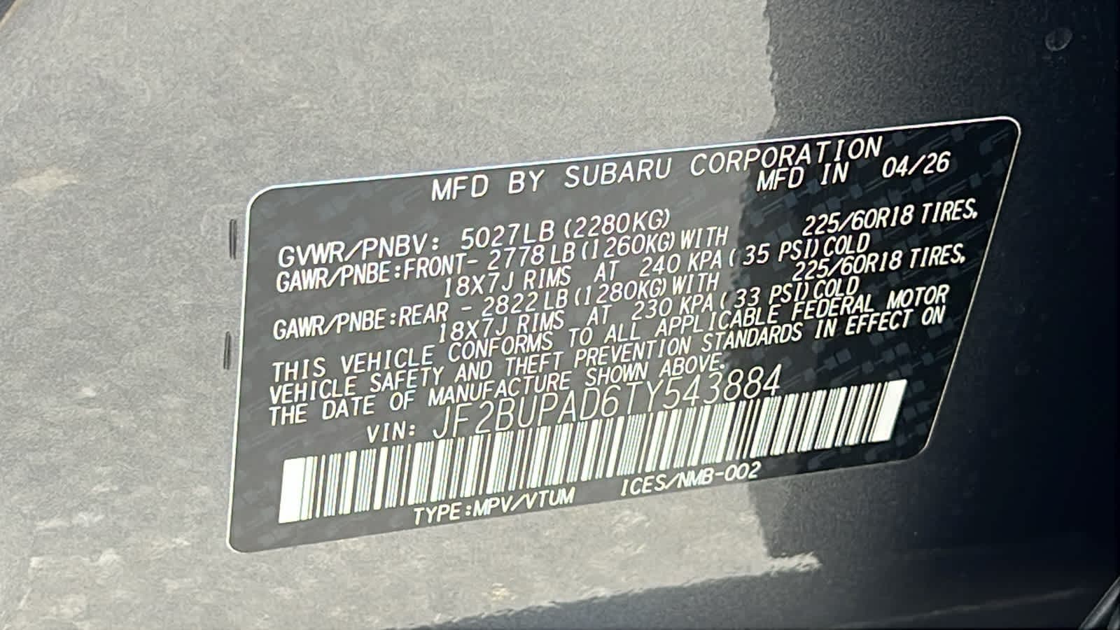 Thumbnail: 2026 Subaru Outback - 30