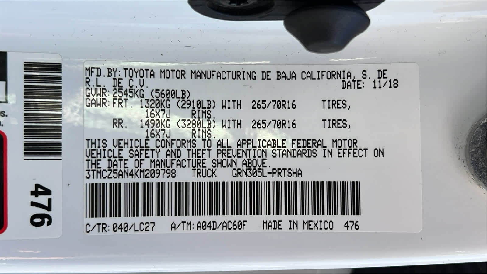 Thumbnail: 2019 Toyota Tacoma - 30