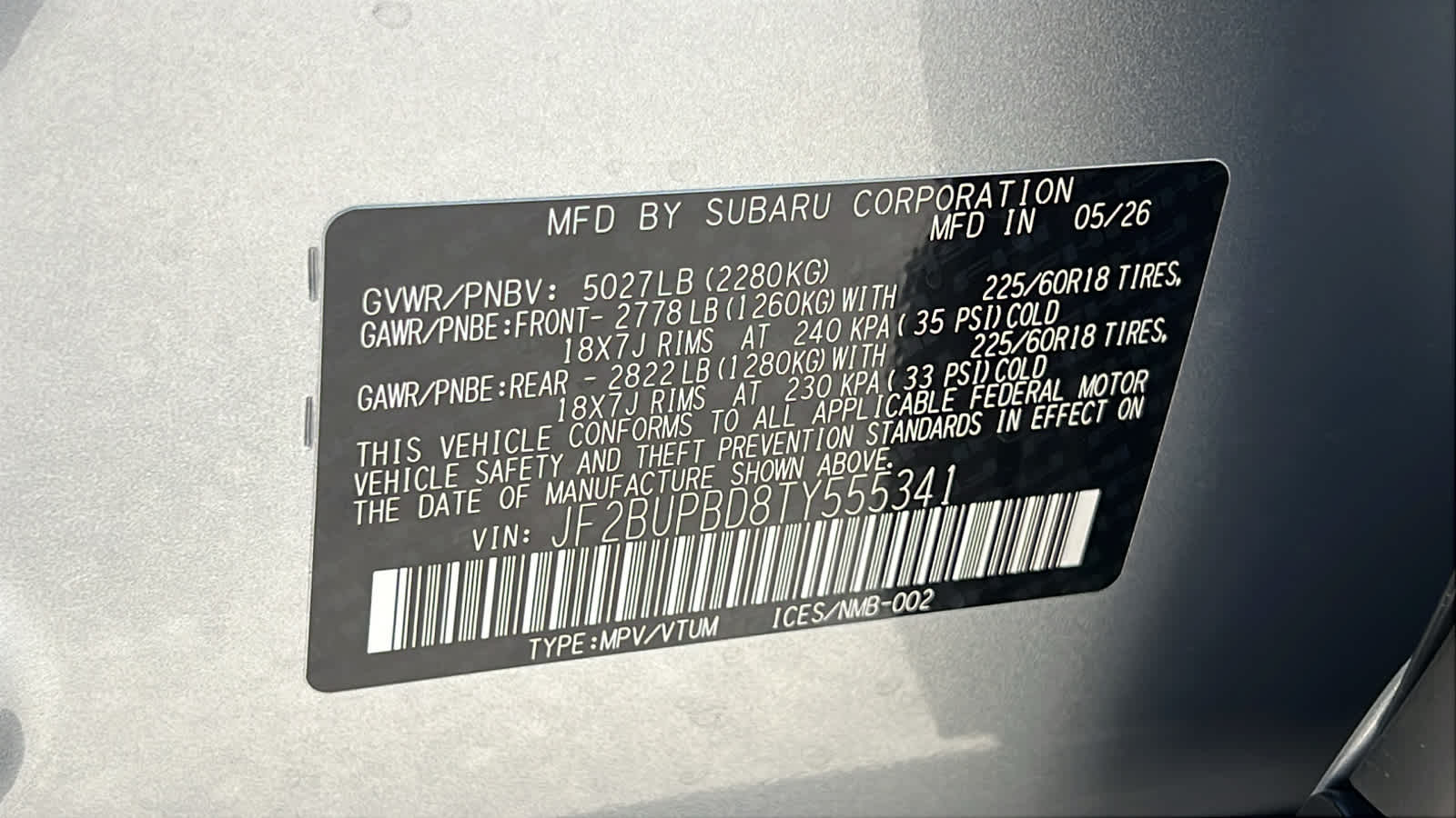 2026 Subaru Outback Premium - Photo 30