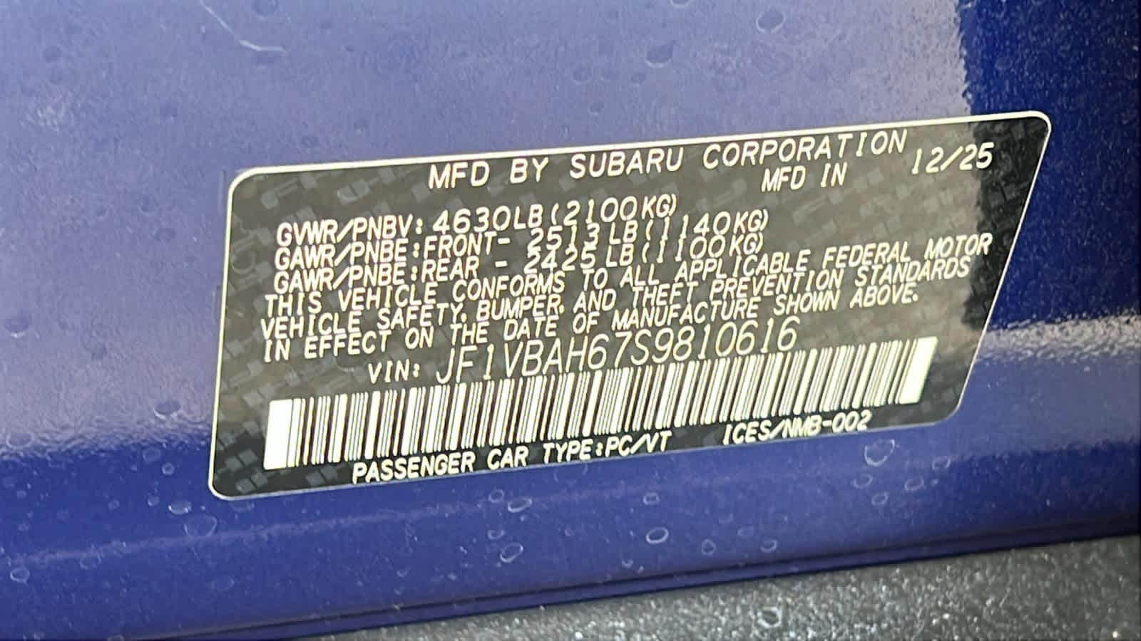 Thumbnail: 2025 Subaru WRX - 30