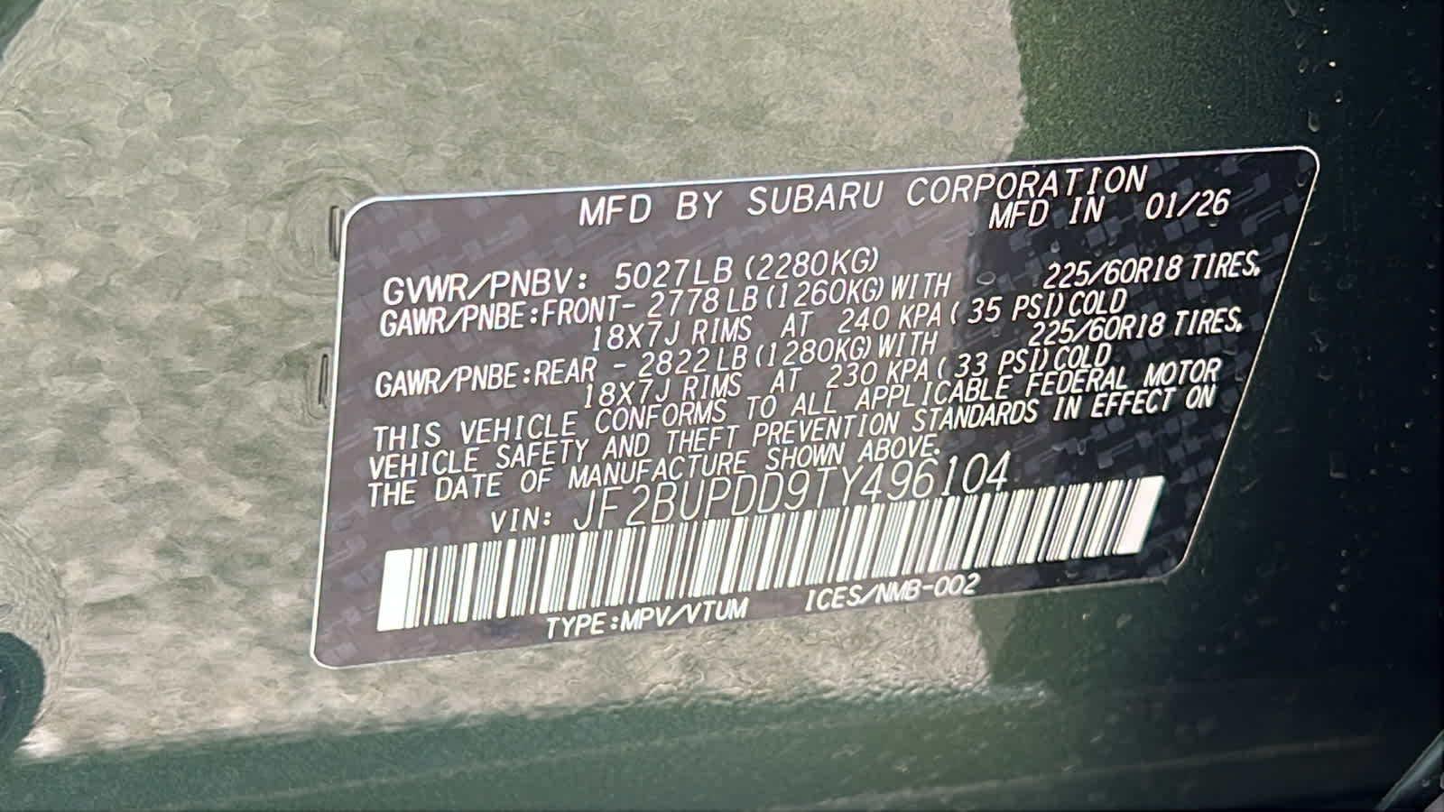 Thumbnail: 2026 Subaru Outback - 30