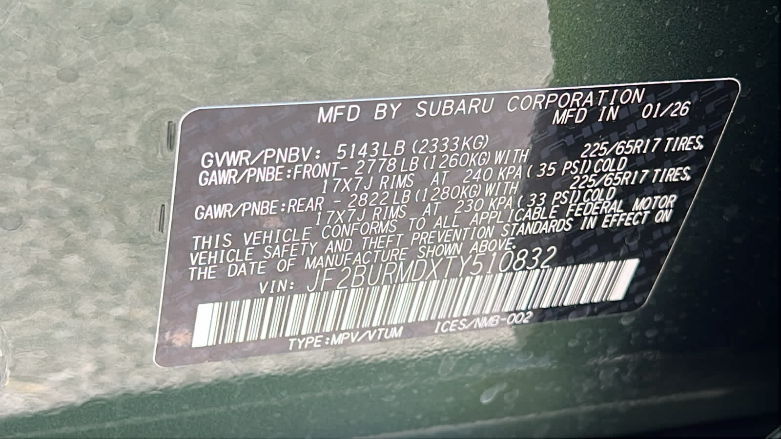 Thumbnail: 2026 Subaru Outback - 30