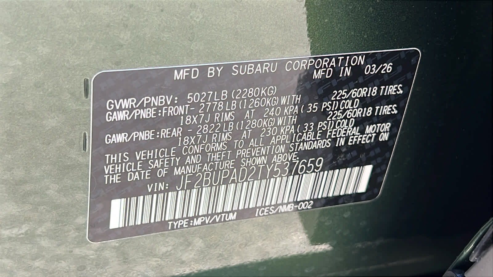 Thumbnail: 2026 Subaru Outback - 29