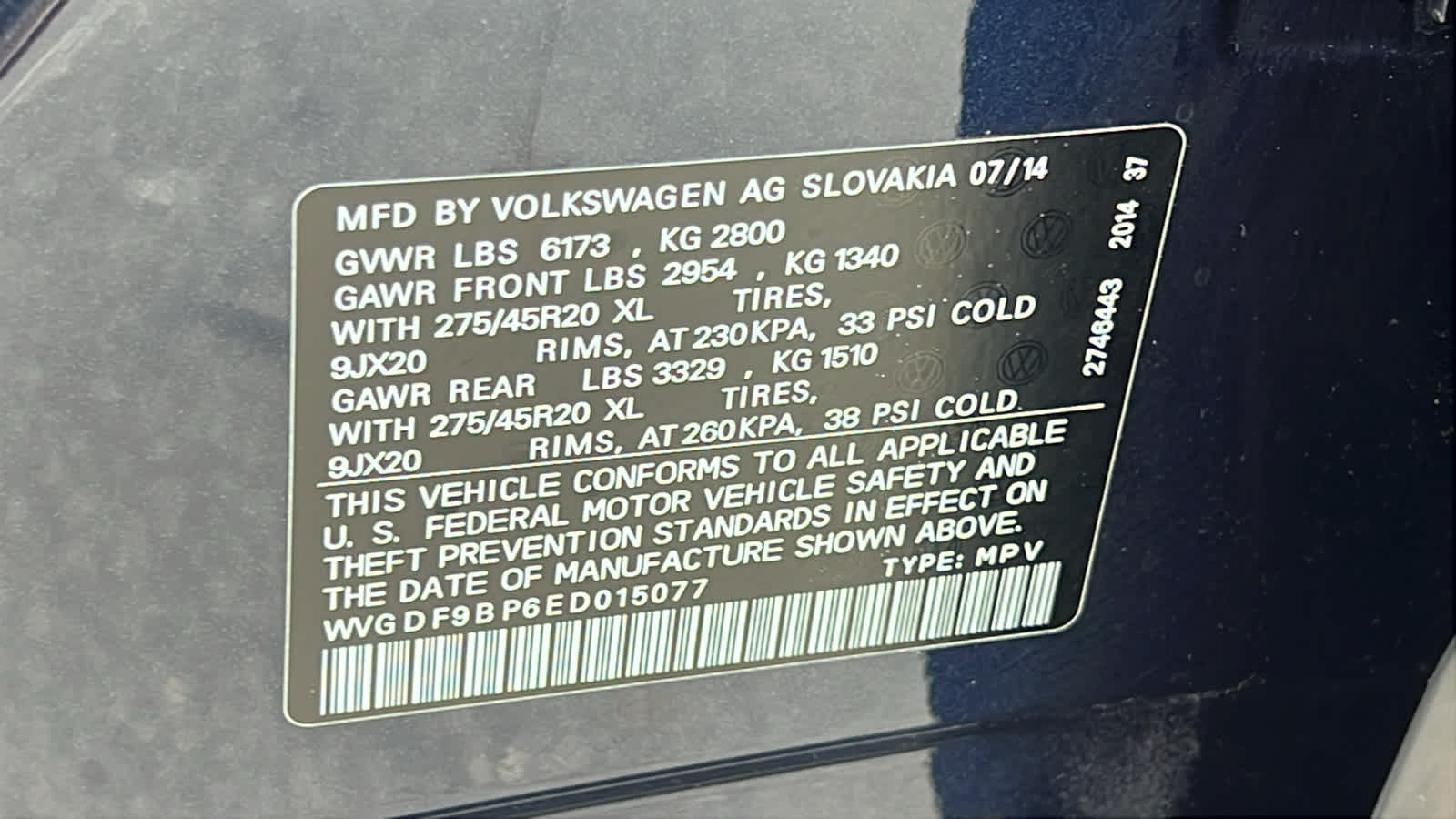 Thumbnail: 2014 Volkswagen Touareg - 30