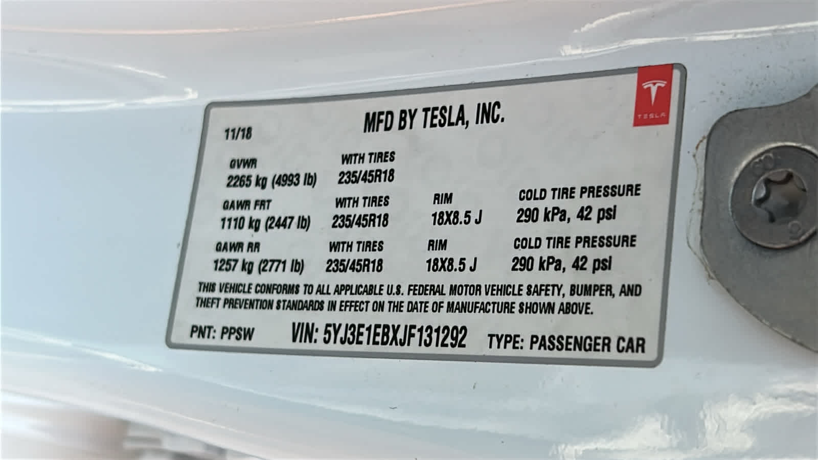 Thumbnail: 2018 Tesla Model 3 - 30