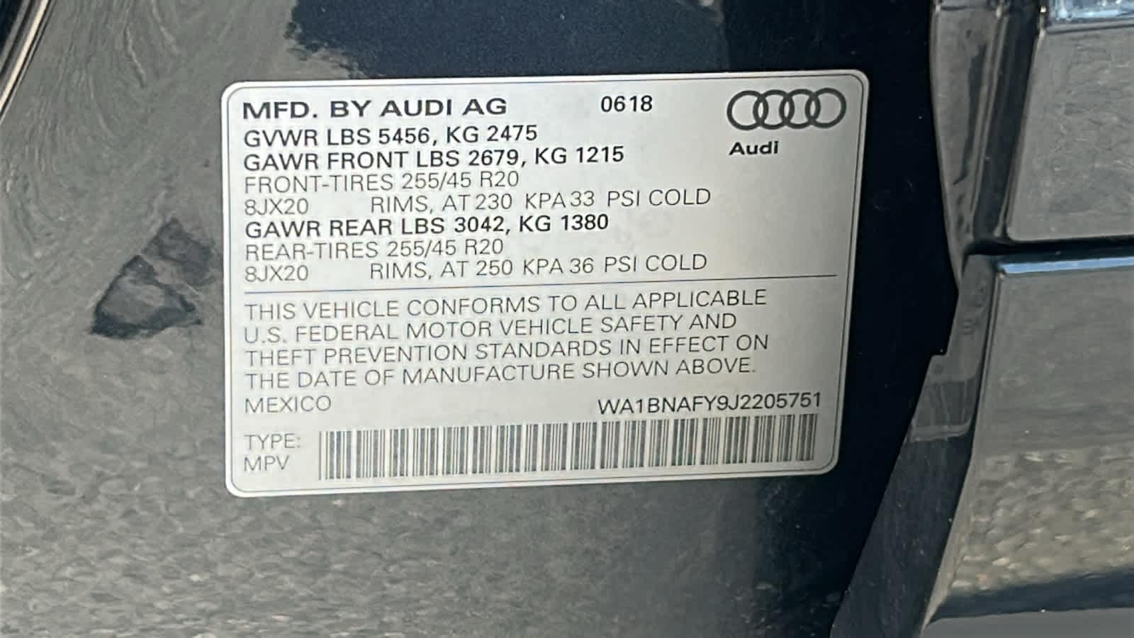 2018 Audi Q5 e Premium 30