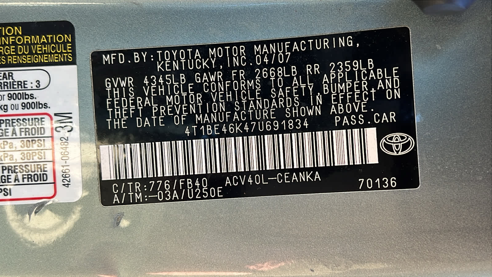 Thumbnail: 2007 Toyota Camry - 29