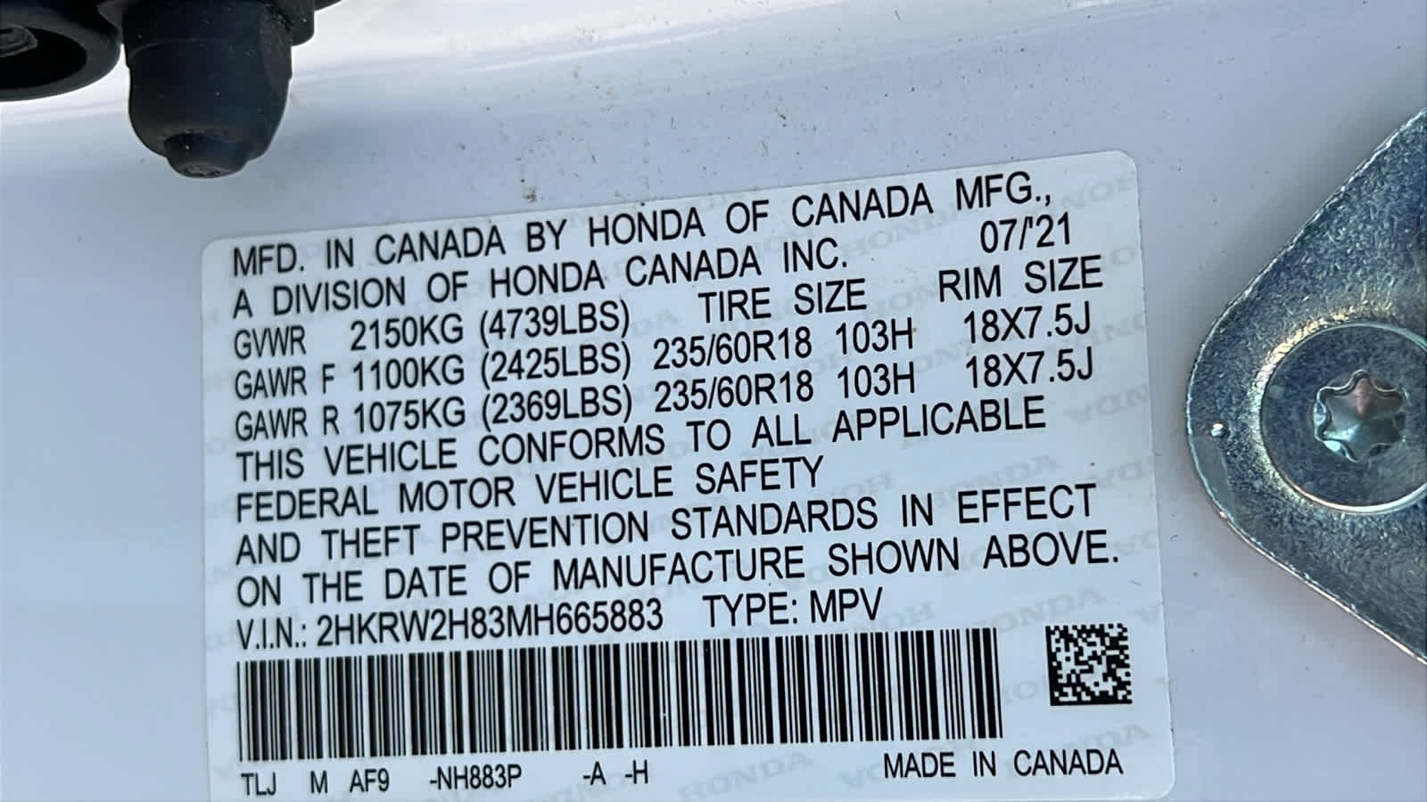2021 Honda CR-V EX-L 29