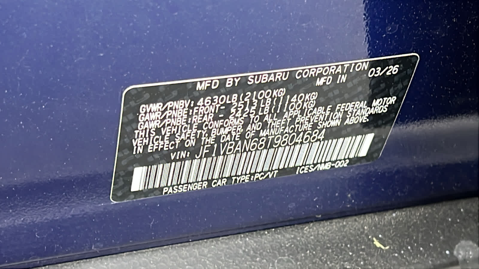 Thumbnail: 2026 Subaru WRX - 30