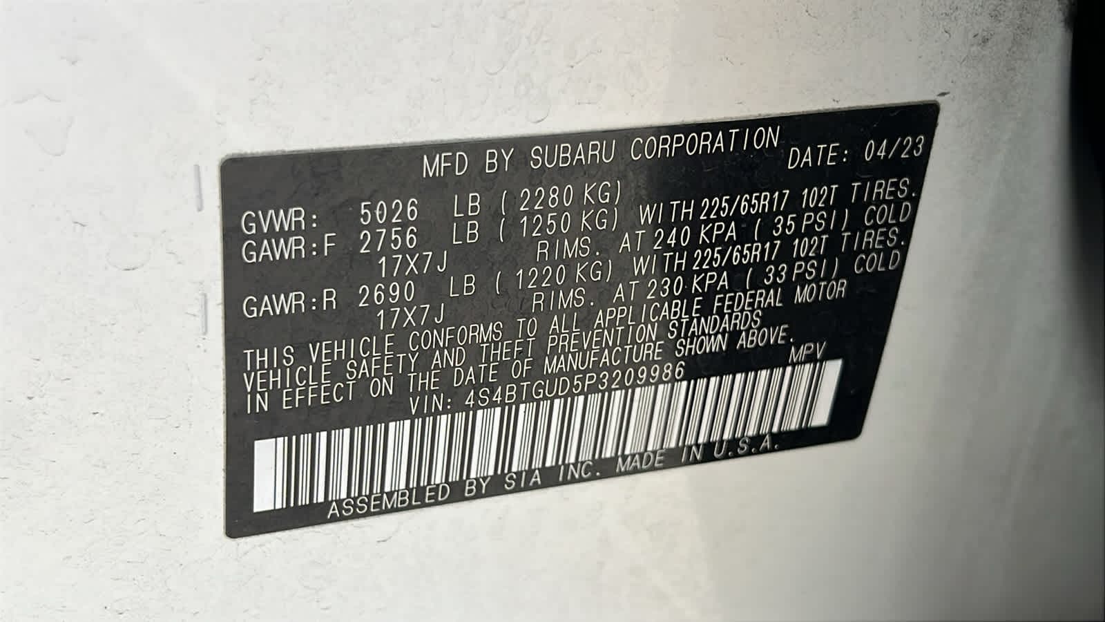 Thumbnail: 2023 Subaru Outback - 31