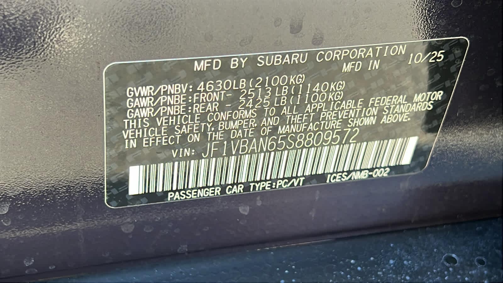 Thumbnail: 2025 Subaru WRX - 30