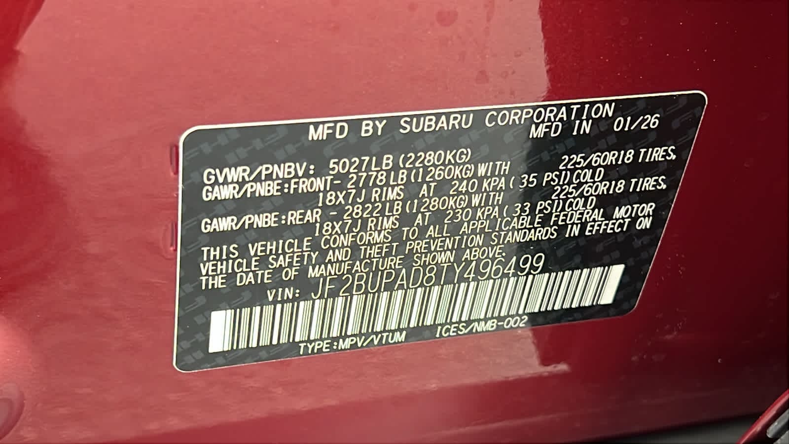 Thumbnail: 2026 Subaru Outback - 30