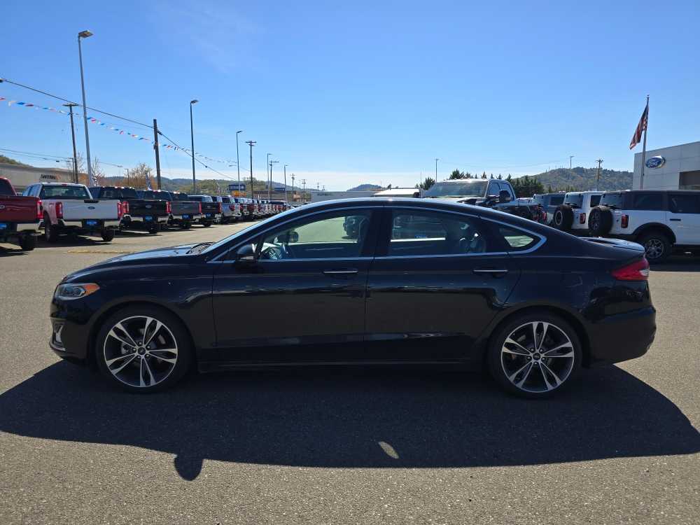 Certified 2019 Ford Fusion Titanium with VIN 3FA6P0D93KR207666 for sale in Roseburg, OR