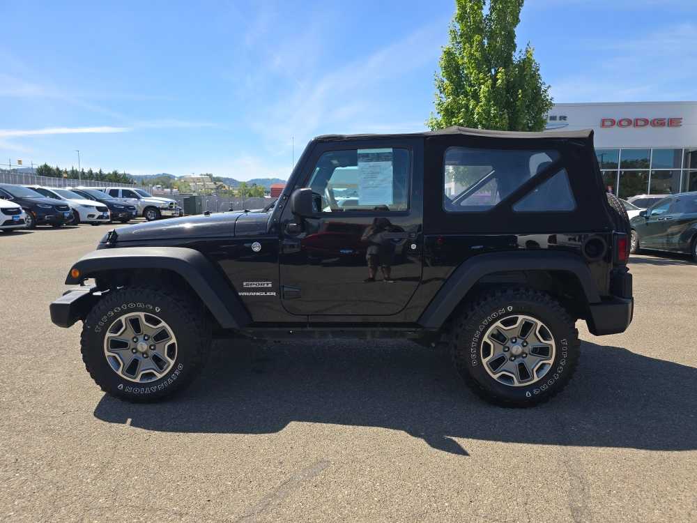 Used 2015 Jeep Wrangler Sport with VIN 1C4AJWAGXFL711034 for sale in Roseburg, OR