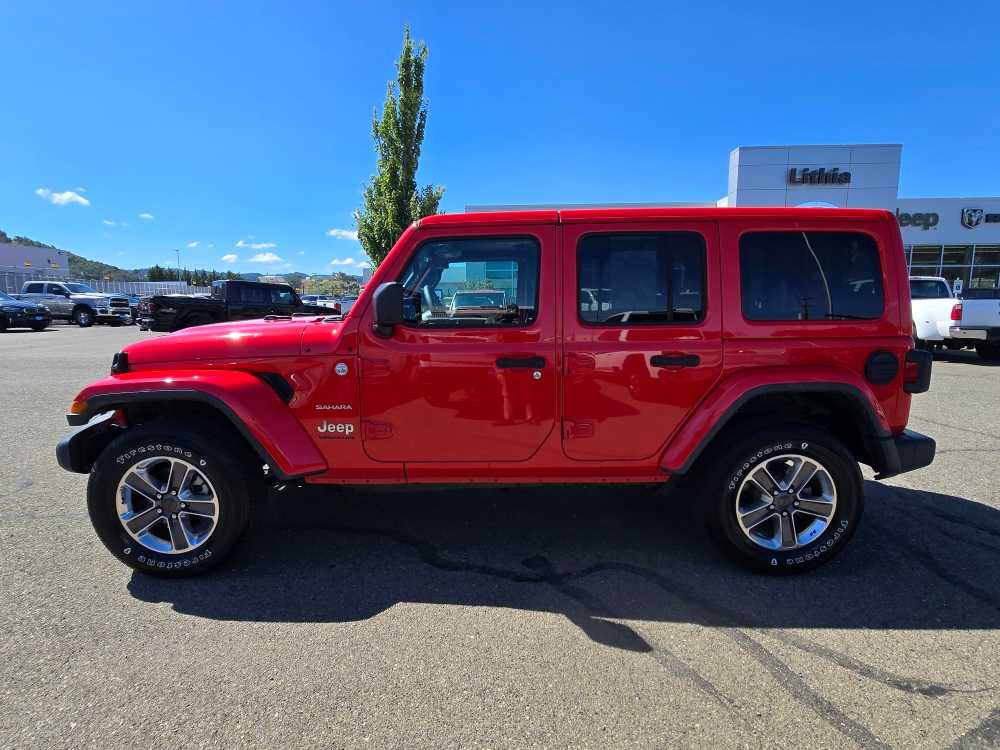 Used 2023 Jeep Wrangler 4-Door Sahara with VIN 1C4HJXEN7PW587009 for sale in Roseburg, OR