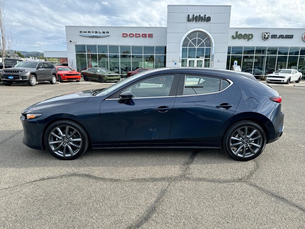 Used 2021 Mazda Mazda3 Hatchback Deep Crystal Blue Mica For Sale in Roseburg OR Stock 356A