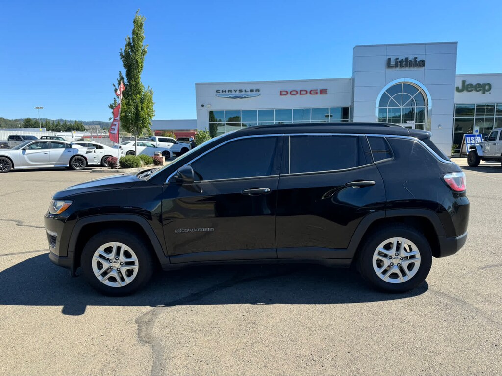 Used 2019 Jeep Compass SUV Diamond Black Crystal Pearlcoat For Sale in