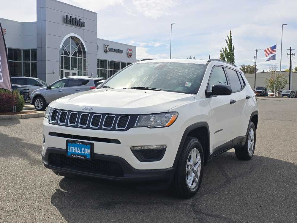 Used 2018 Jeep Compass Sport with VIN 3C4NJDAB2JT191015 for sale in Roseburg, OR