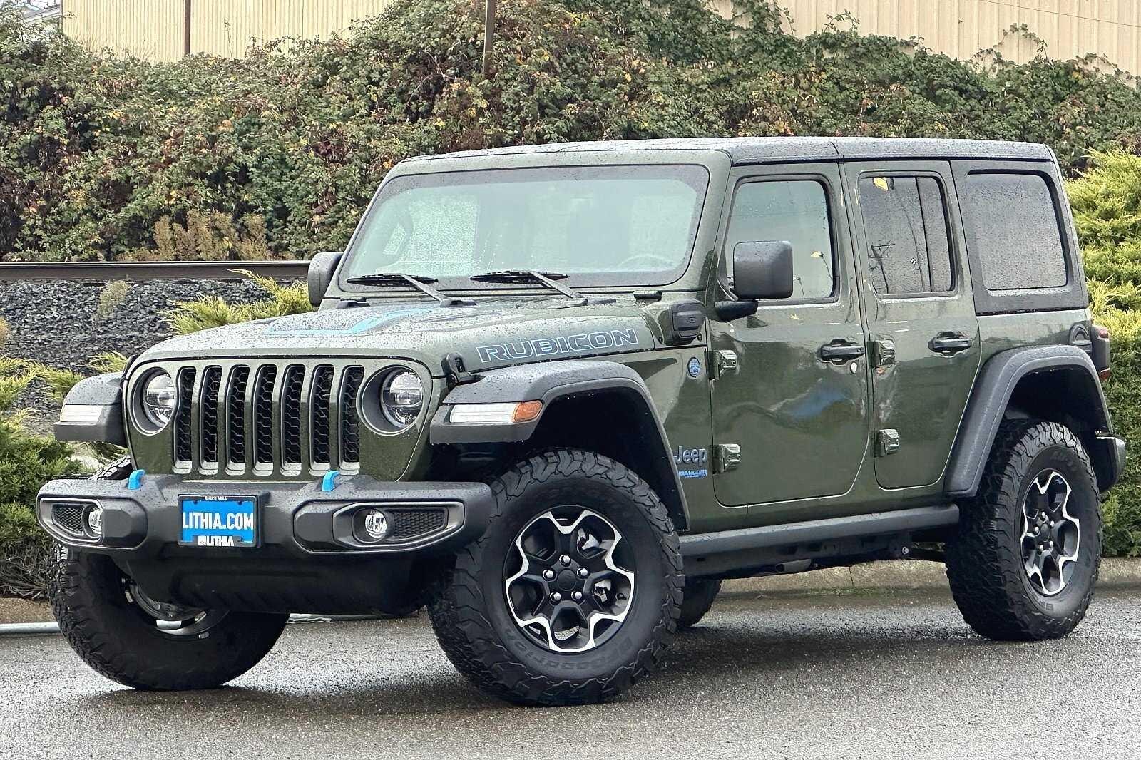 Used 2022 Jeep Wrangler Unlimited 4xe SUV Sarge Green For Sale in Roseburg  OR | Stock: 46310D
