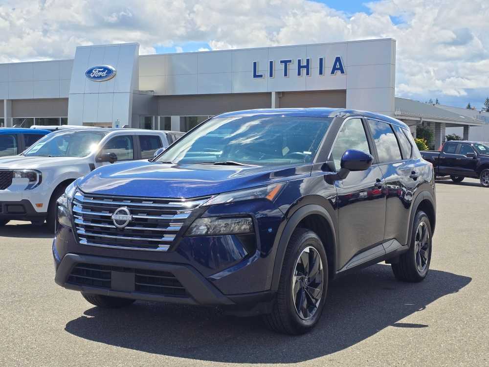 Certified Used 2024 Nissan Rogue SUV SV Deep Ocean Blue Pearl For