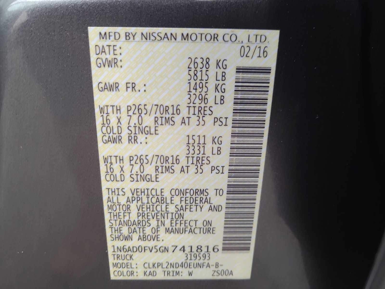 Thumbnail: 2016 Nissan Frontier - 29