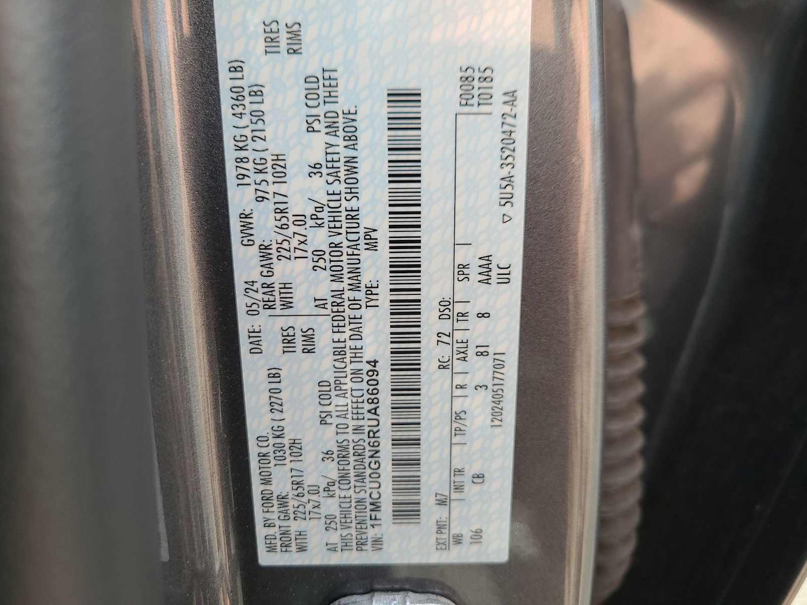 Thumbnail: 2024 Ford Escape - 29