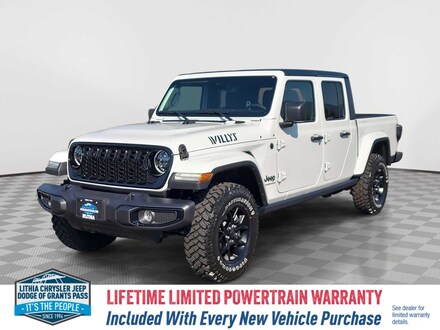 New 2025 Jeep Gladiator WILLYS 4X4 Pickup Grants Pass, OR