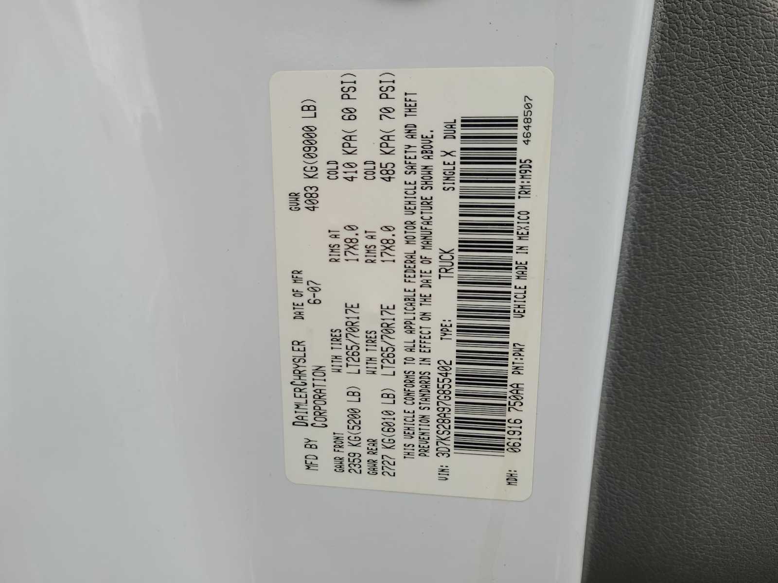 Thumbnail: 2007 Dodge Ram 2500 - 29