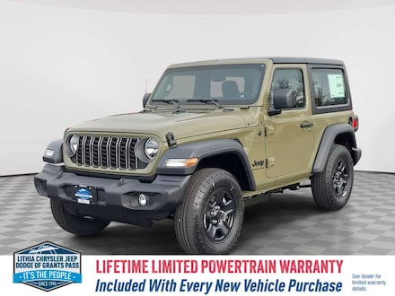 New 2026 Jeep Wrangler 2-DOOR SPORT Sport Utility Grants Pass, OR