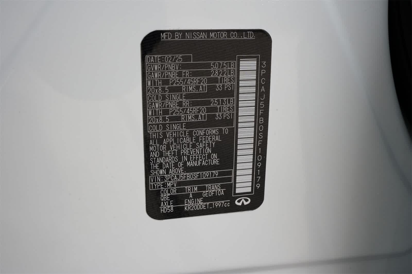 Thumbnail: 2025 INFINITI QX50 - 27