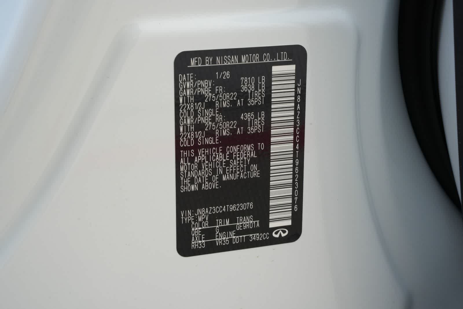 Thumbnail: 2026 INFINITI QX80 - 27