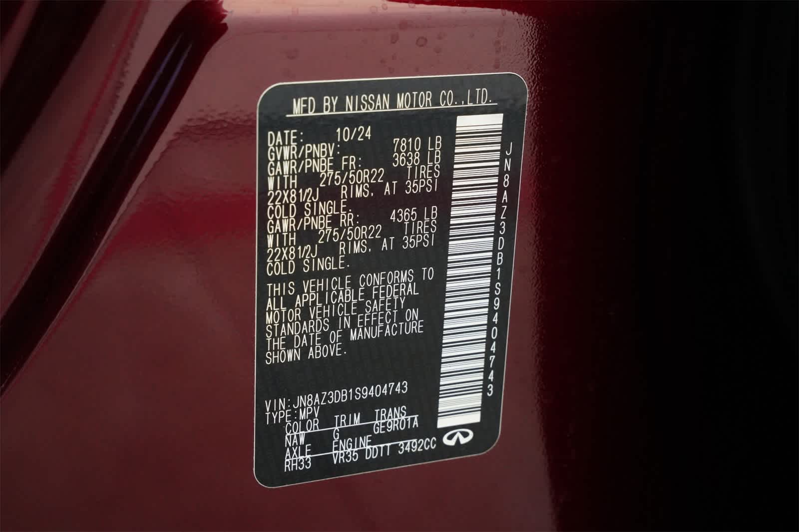 Thumbnail: 2025 INFINITI QX80 - 27