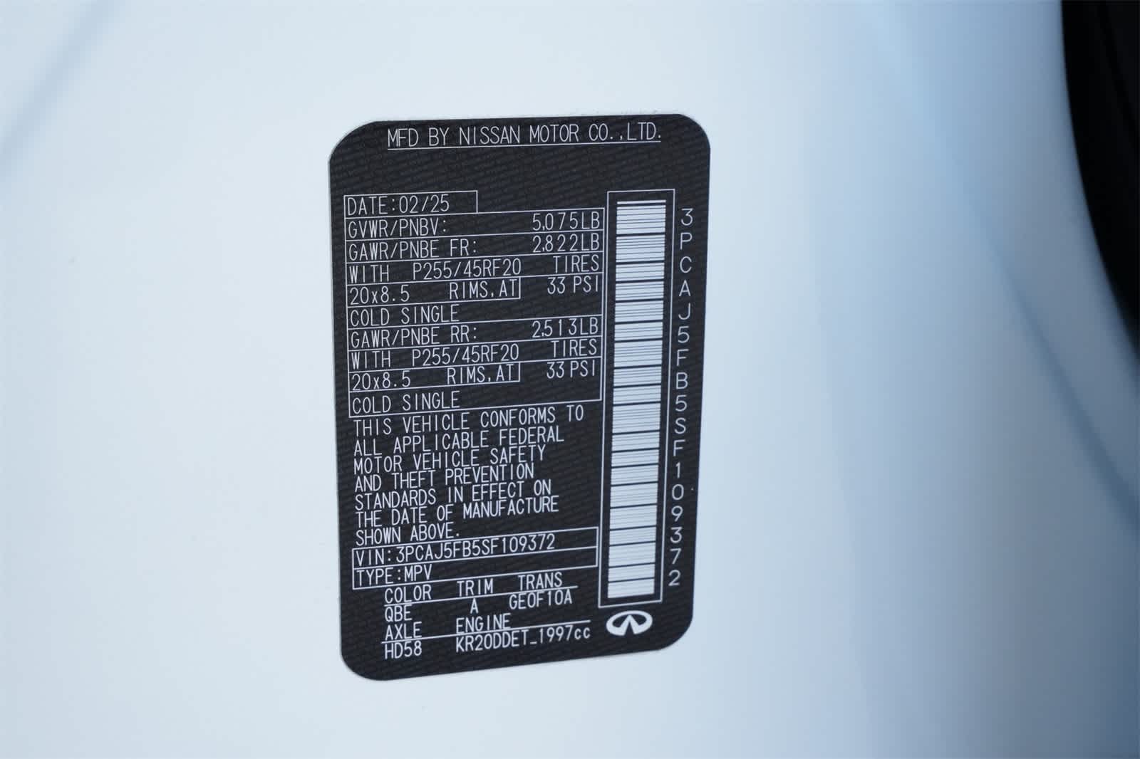 Thumbnail: 2025 INFINITI QX50 - 28