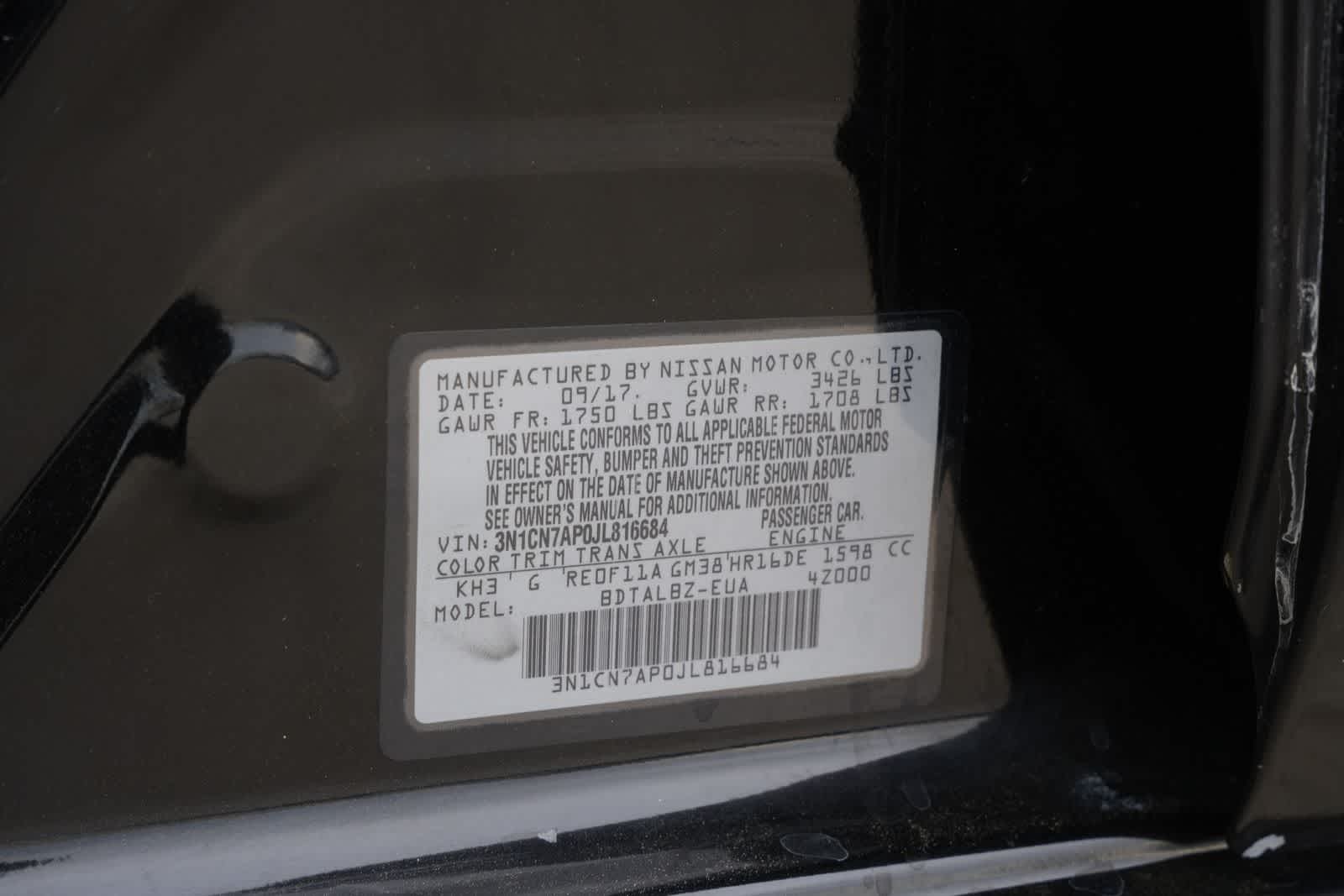 Thumbnail: 2018 Nissan Versa - 19