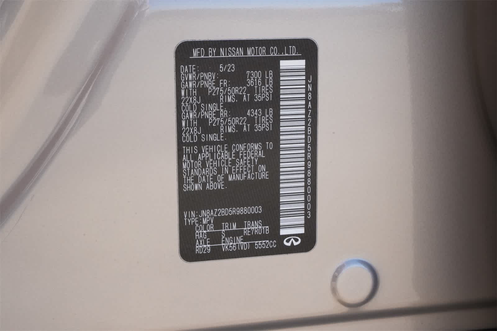 Thumbnail: 2024 INFINITI QX80 - 27