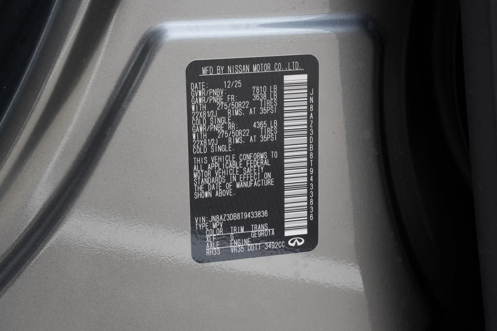 Thumbnail: 2026 INFINITI QX80 - 27