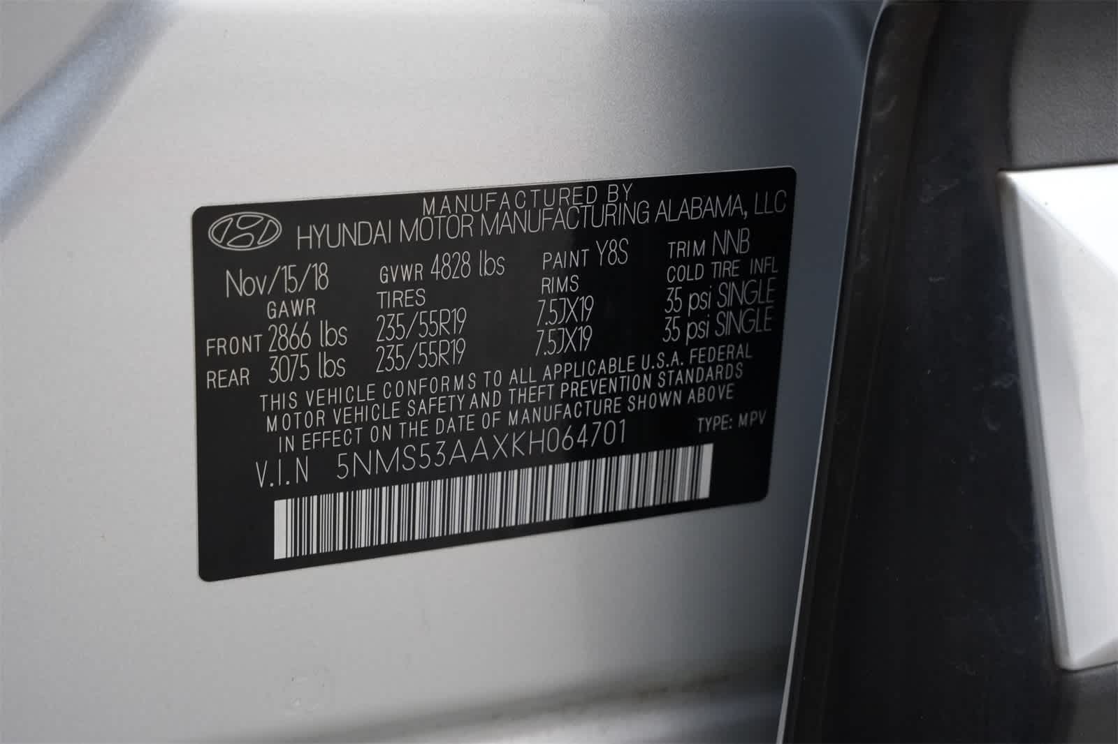 Thumbnail: 2019 Hyundai Santa Fe - 27