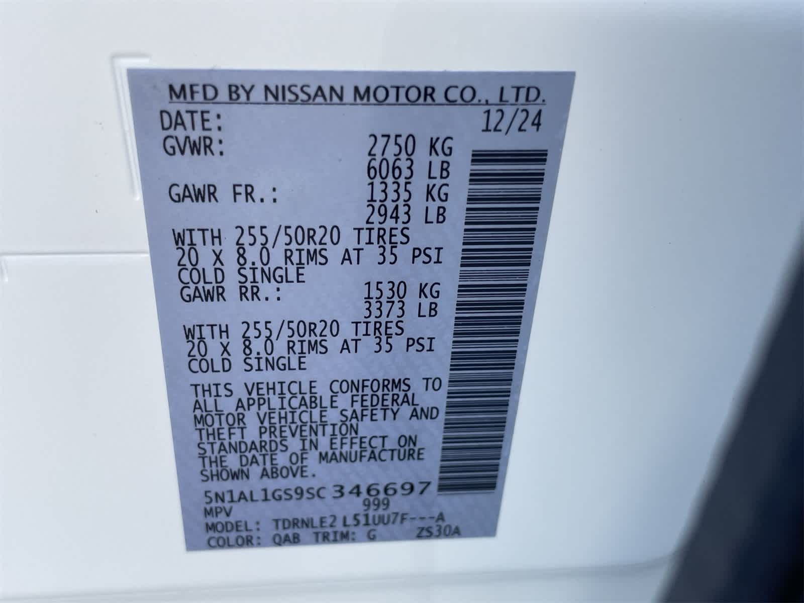 2025 INFINITI QX60 Sensory 24
