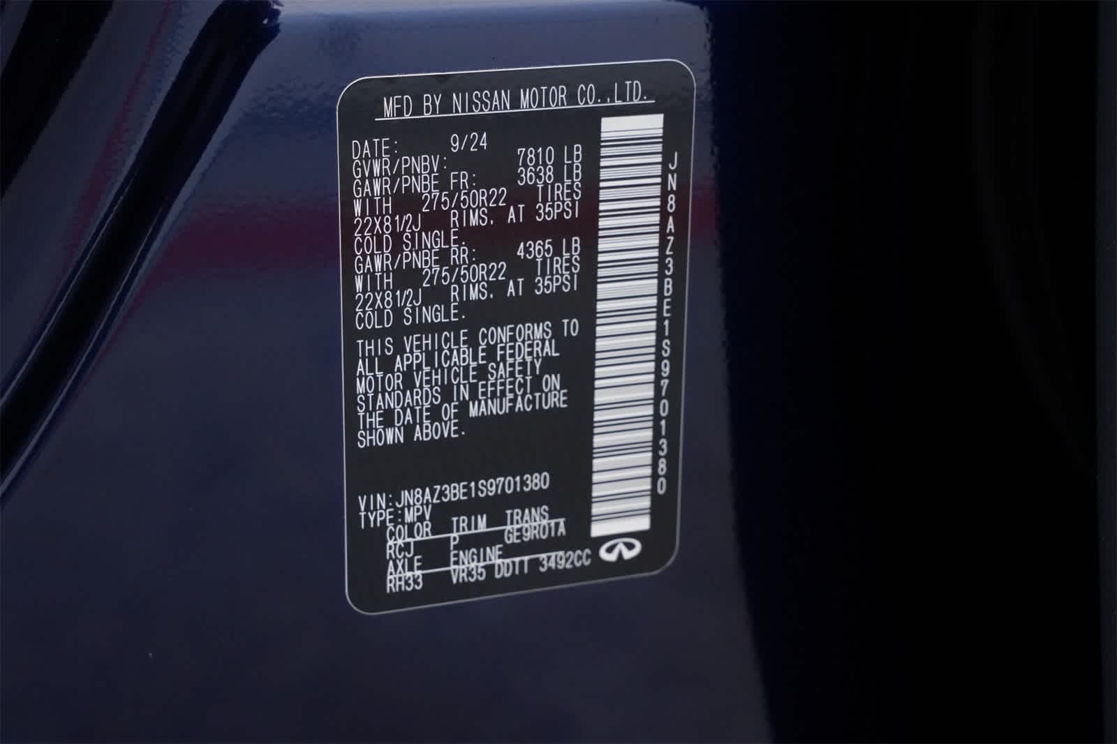 Thumbnail: 2025 INFINITI QX80 - 27